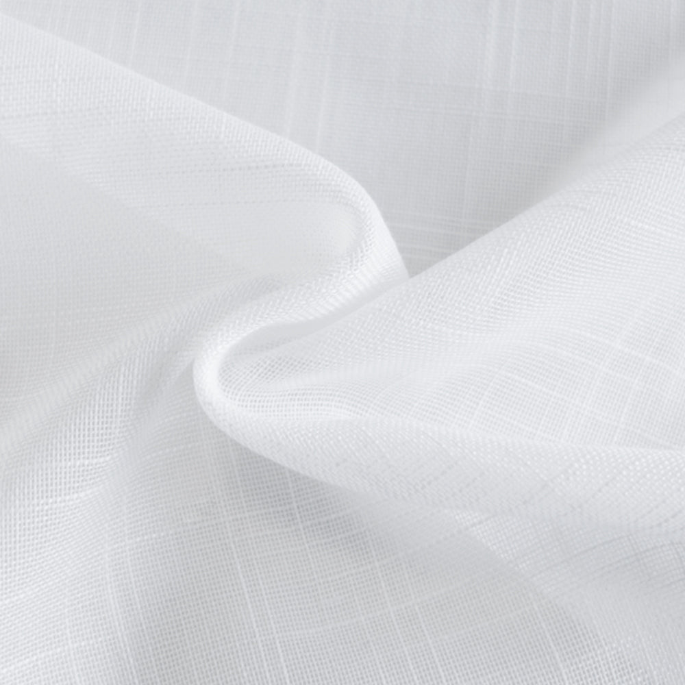 SmartWave Motorized Light Filtering Soft Fold / Hobbled Roman Shades 40% Blackout Sheer