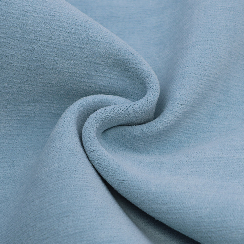 SmartWave Motorized Plain Fold Roman Shades 100% Blackout Plush