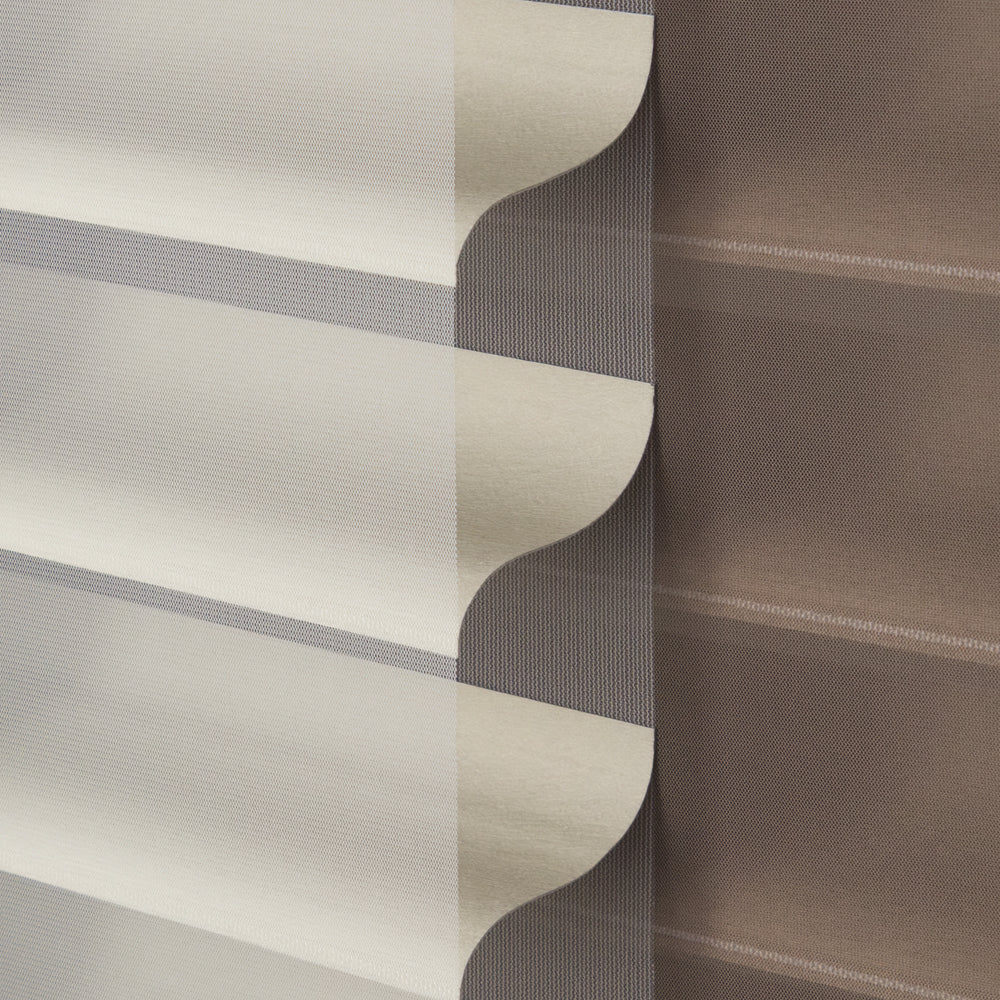 SmartWave Motorized Shangri-La Sheer Shades 85% Blackout Anti Dizziness