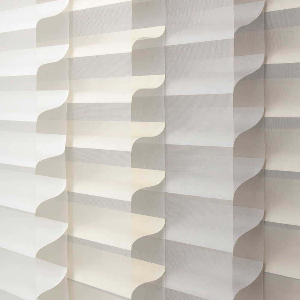 SmartWave Motorized Translucent Shangri-La Sheer Shades 60% Blackout Anti Dizziness