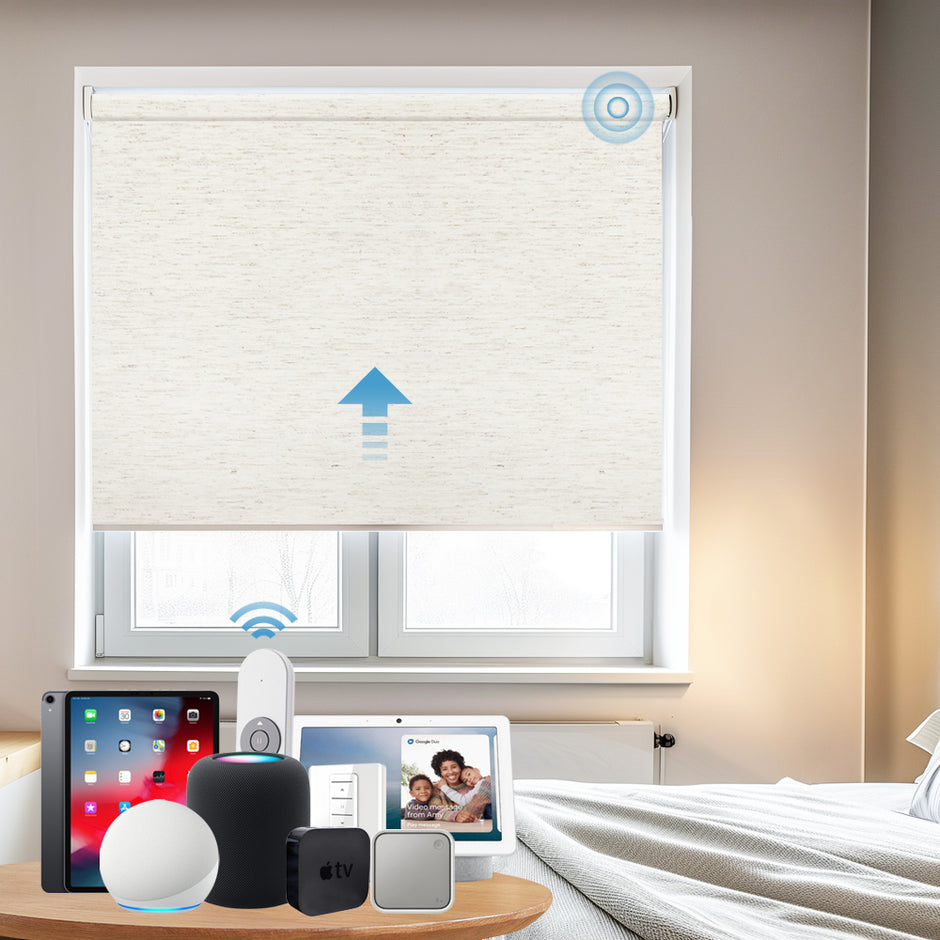 Motorized Roller Shades | Custom Smart Blinds | SmartWave