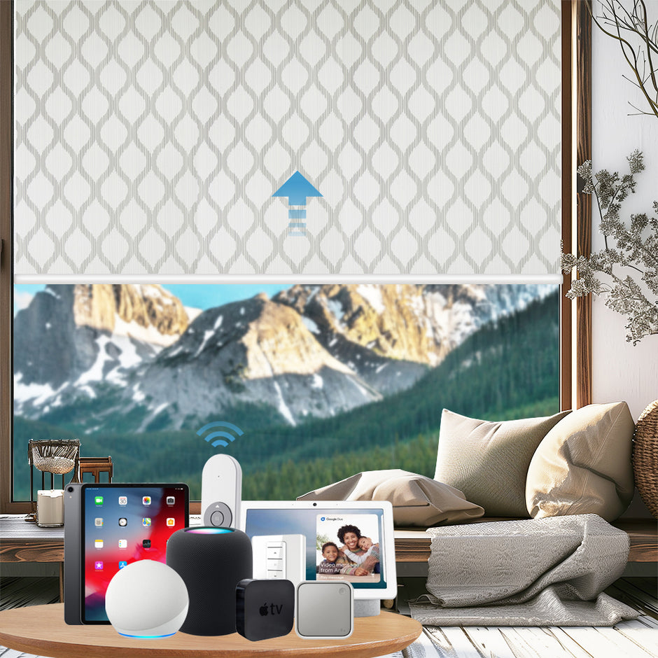 Motorized Roller Shades | Custom Smart Blinds | SmartWave