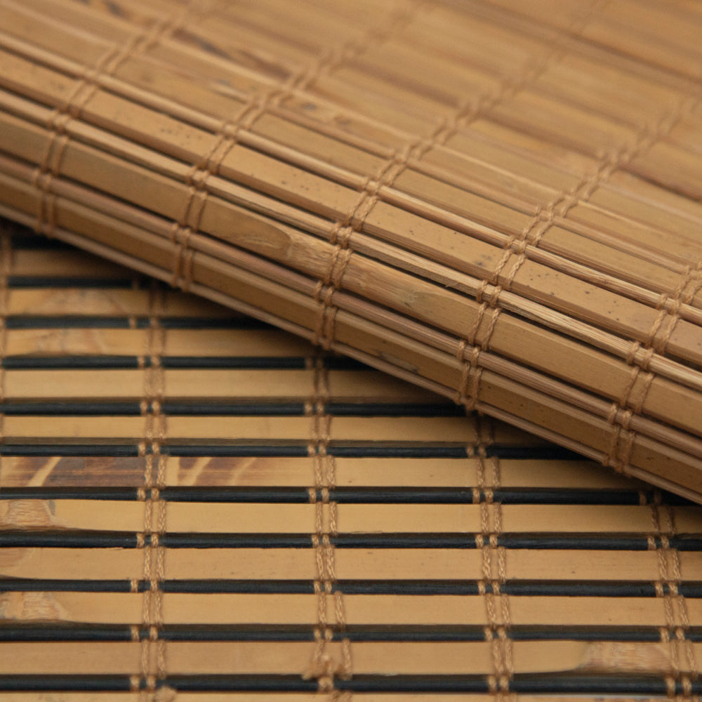 SmartWave Motorized Woven Wood Bamboo Shades Rhythm
